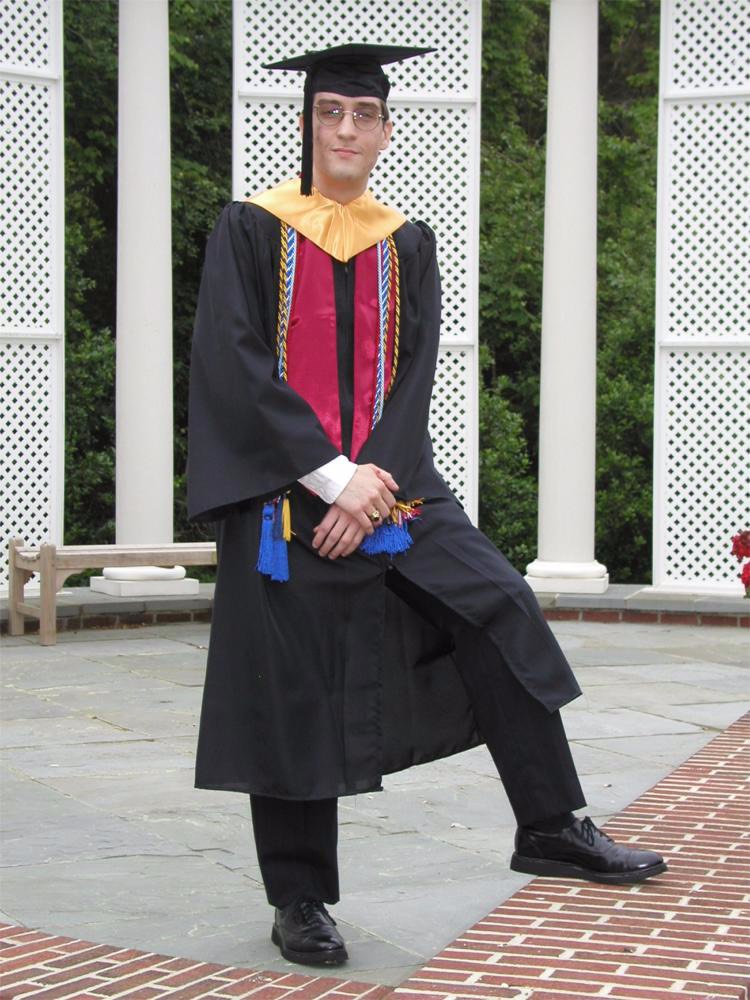 Student in Academic Gown